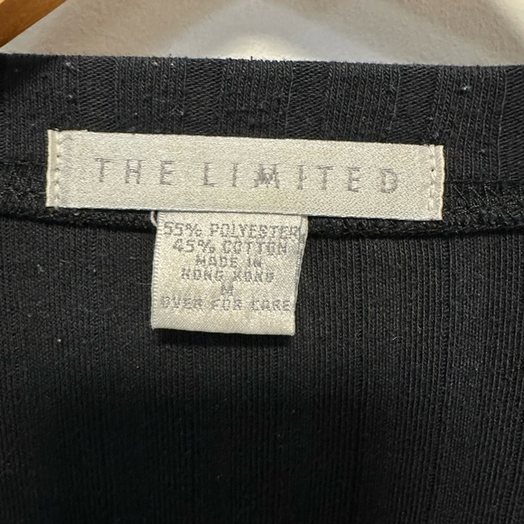 The Limited Long Sleeve Sweater Top Size Medium Black Women’s - Picture 3 of 10